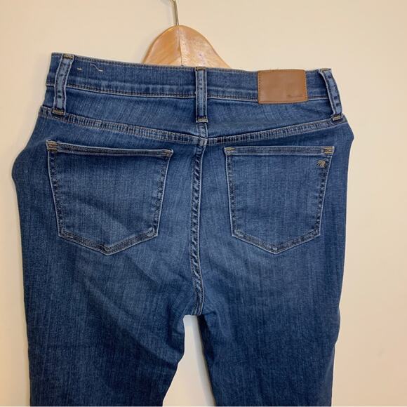 Madewell 10" High Rise Skinny Jeans Button Fly Raw Hem 27 - Picture 11 of 13